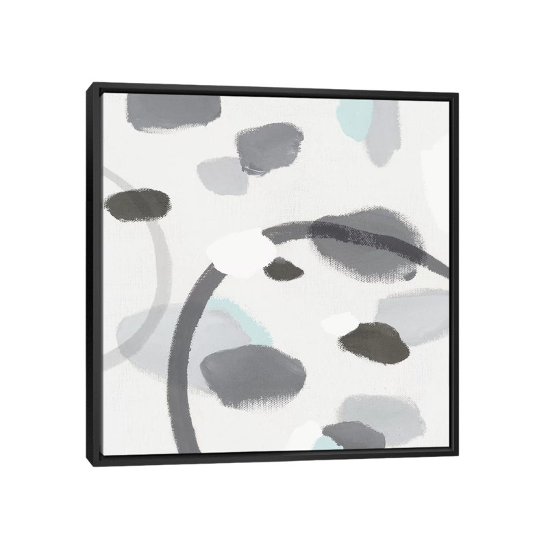 Impression sur toile, H 18 po x l 18 po x P 1,5 po, Toile avec cadre noir, Pas de tapis
