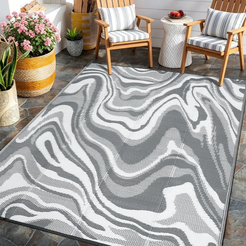 Abstract Braided Area Rug, 4*6ft/122*183cm