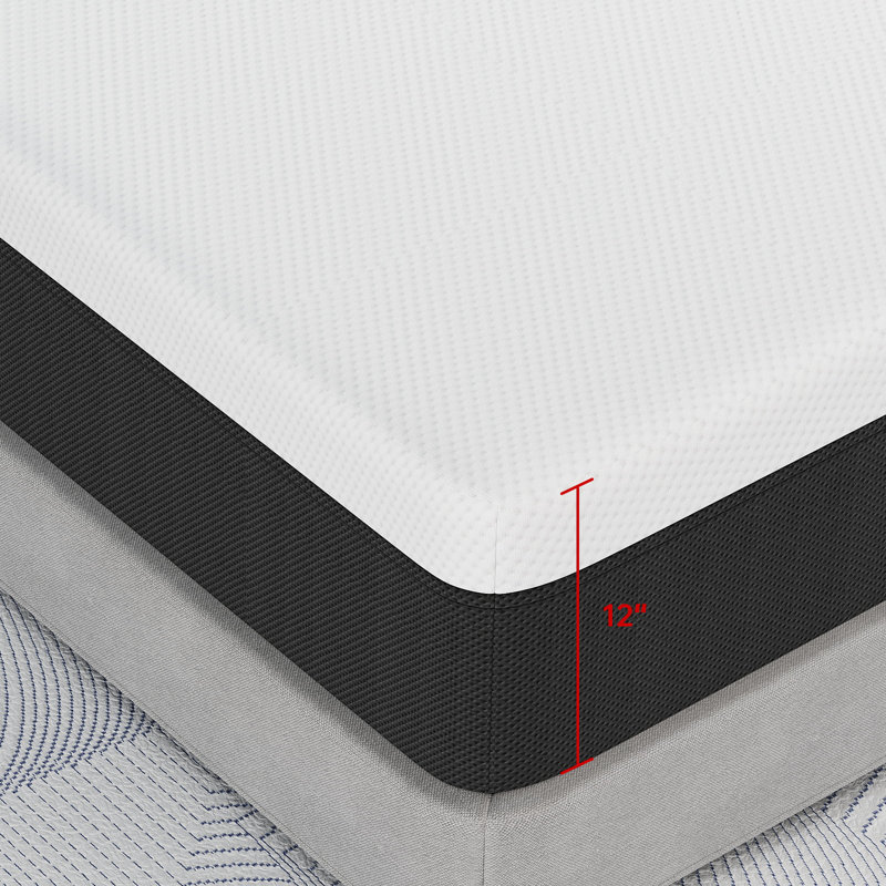  Classic 12" Medium Foam Mattress, Twin