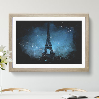 Eiffel Tower Vol.9 Paint Splash - Picture Frame Graphic Art