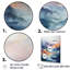 Bleu majestueux audacieux II - paysages abstraits, impressions sur toile_105675-95902067-95902073