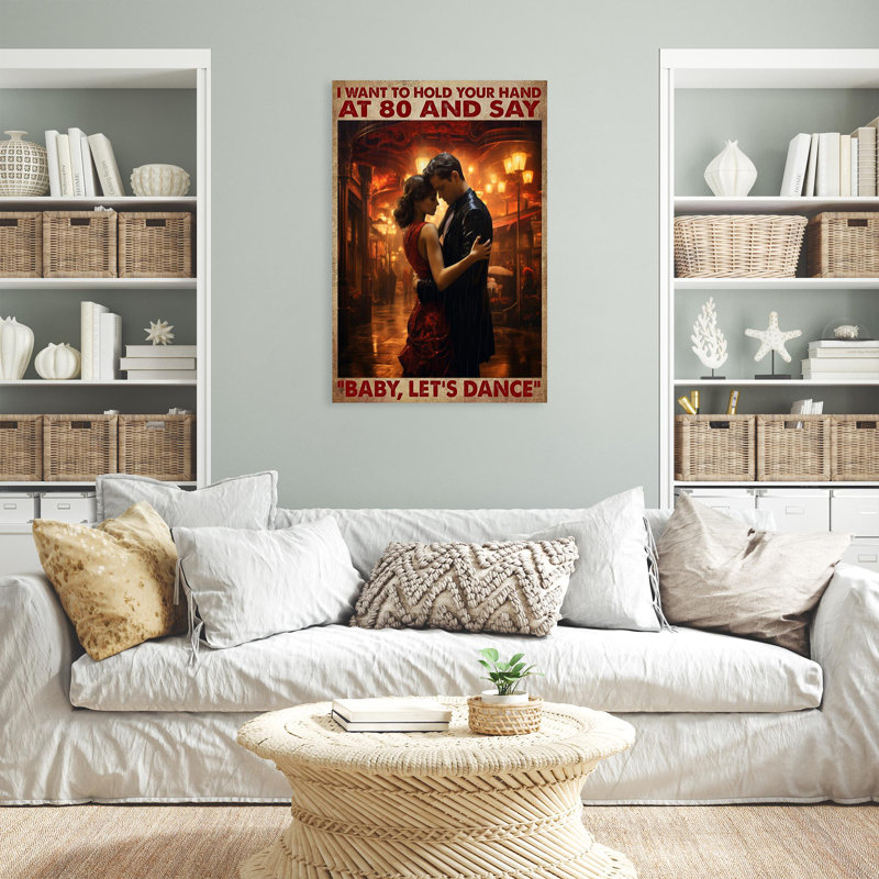 «Dahra Couple Baby Let Dance On», impression sur toile, H 20 po x l 16 po x P 1,25 po