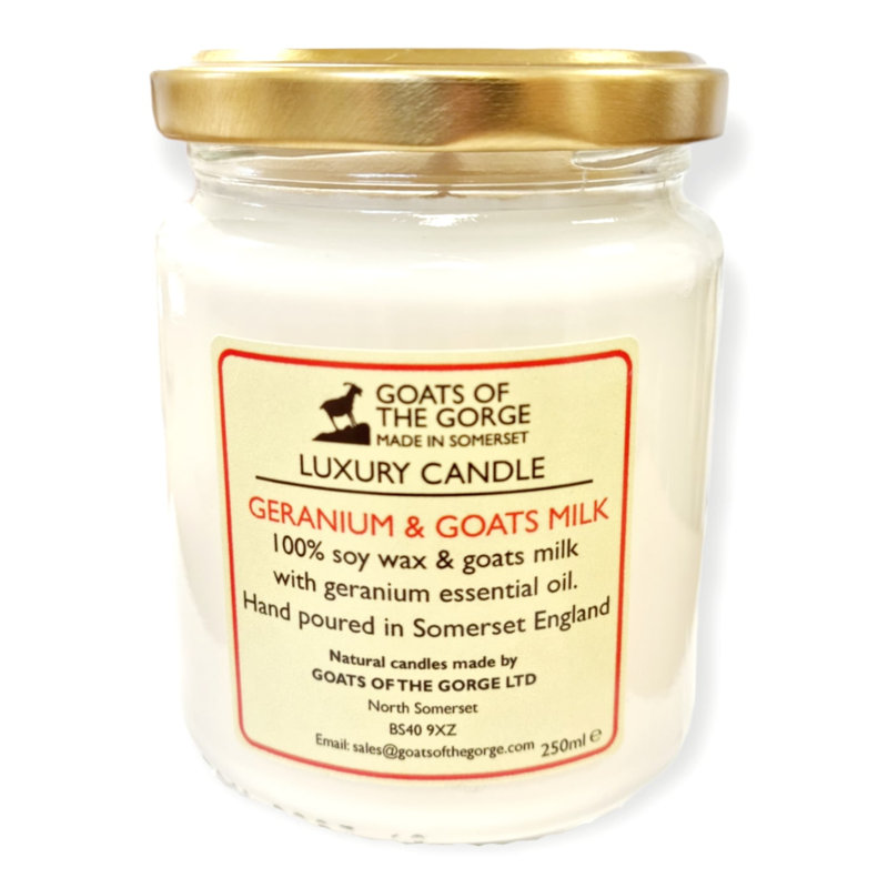 Geranium Scented Jar Candle