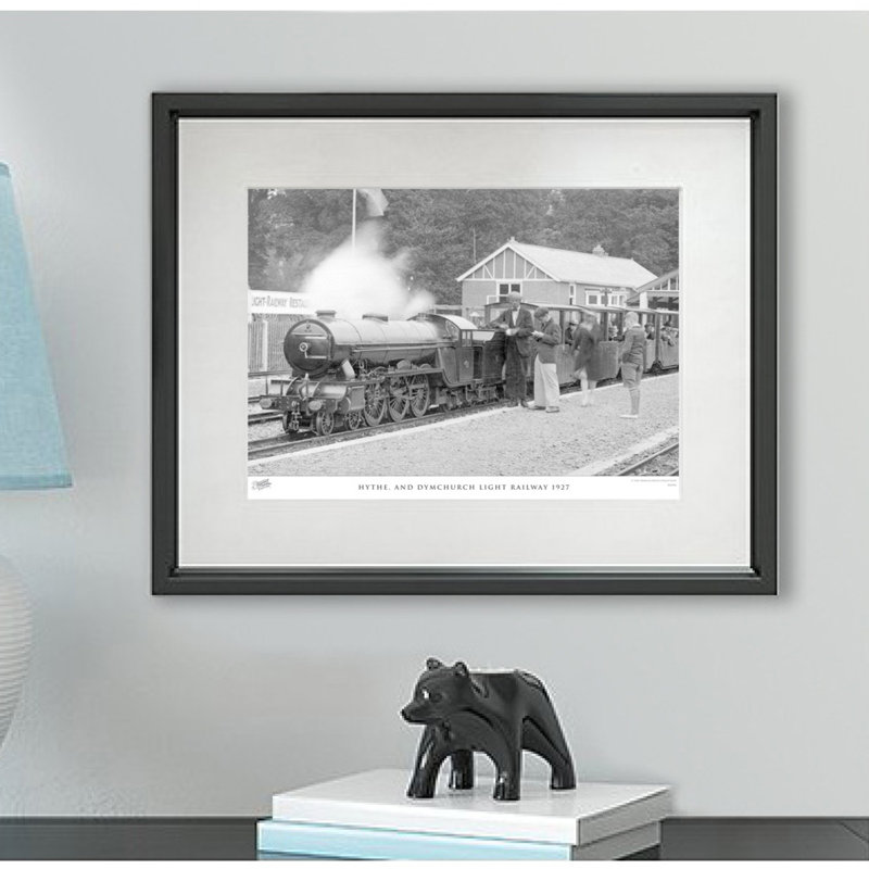 Hythe, And Dymchurch Light Railway 1927 by Francis Frith - Single Picture Frame Print, 60cm H x 80cm W x 2.3cm D