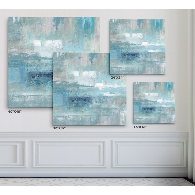 «Bay View» - reproduction d'art, H 32 po x l 32 po x P 1,5 po, Toile tendue