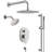 Pressure‑Balanced Shower System, 10" Rainfall Dual  Showerheads with Handheld Shower-92522936
