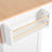 55.7'' Large Kitchen Island with 2 Drop Leaf,, Rolling Kitchen Cart on 5 Wheels with Power Outlet, Folding Storage Dining Table with Spice & Towel Rack , 3 Drawers, for Kitchen, Dining Room,White