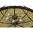 Canalou Glass Semi Flush Mount