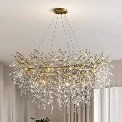 Lustre en cristal 14 lumières Modern