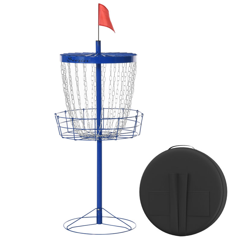 Golf en métal 2 'x 2' avec étui de transport, Bleu très foncé