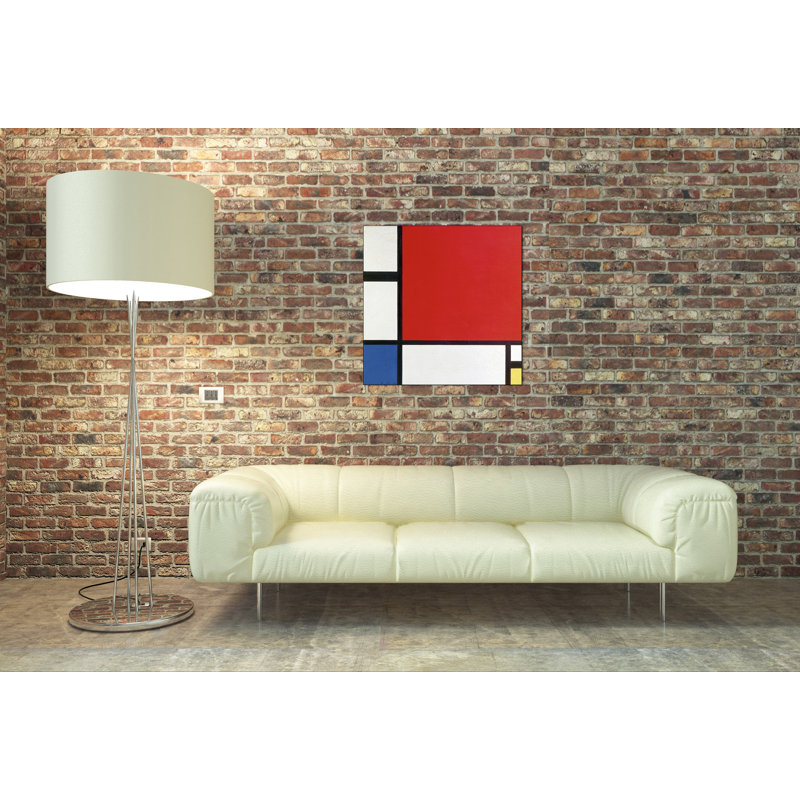 Piet Mondrian - Wrapped Canvas Print, 50cm H x 50cm W x 1.8cm D