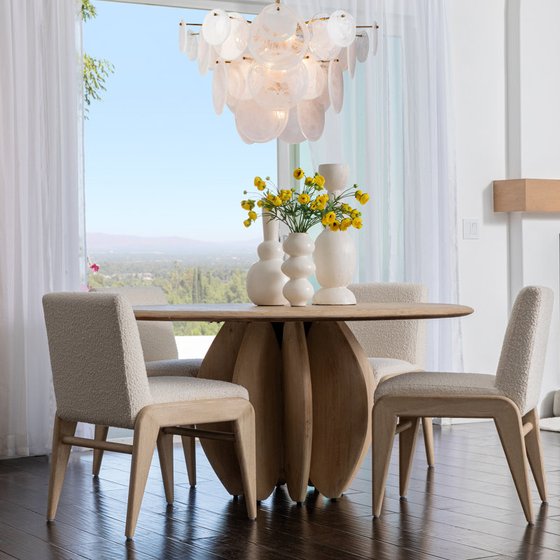 Frazer Upholstered Dining Chair, Cream