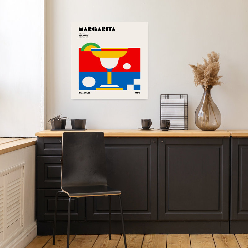 Art contemporain abstrait rétro, art contemporain, paysage, H 18 po x l 18 po