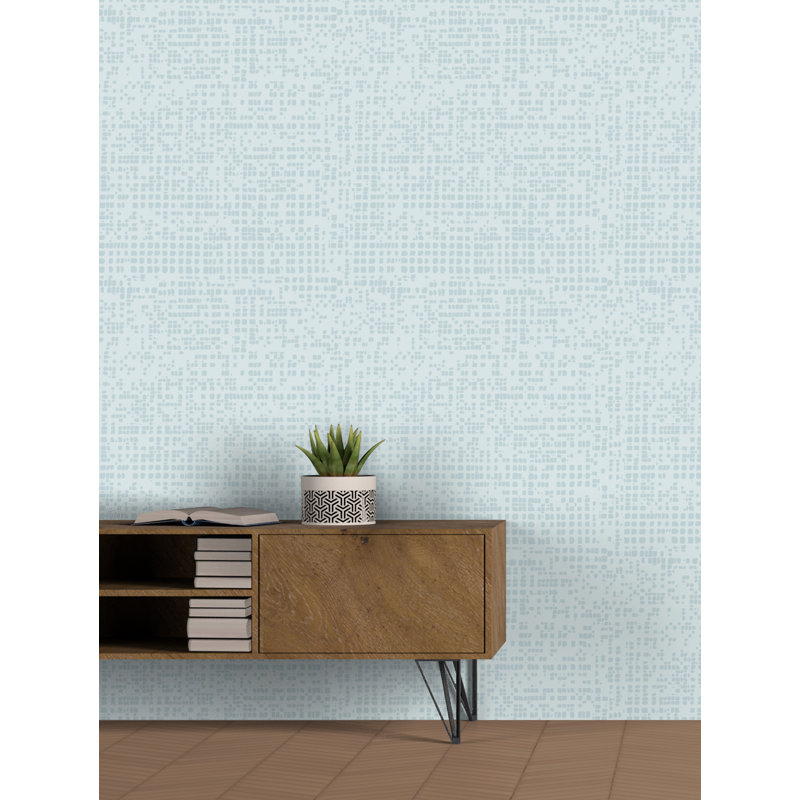 Yuki Osada Abstract Wallpaper Double Roll, Powder Blue