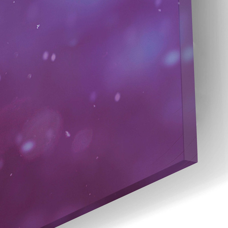 «Ending Night» par l'inconnu, art mural en verre acrylique, H 16 po x l 12 po x P 0,13 po