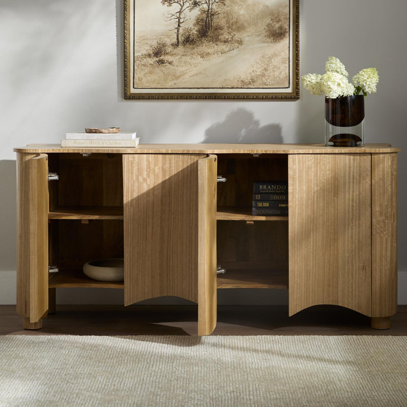 Buffet Marron H 30 po x l 64 po x P 18 po Marron