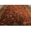 Tapis traditionnel rouille en laine noué à la main or vieilli 12 pi x 18 pi Rust