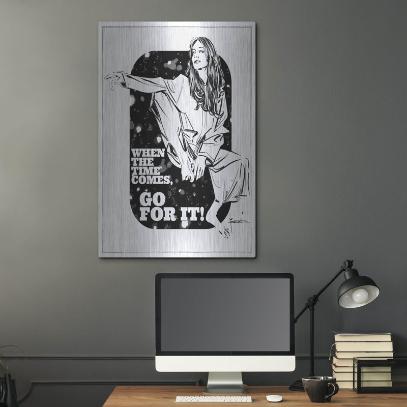 Trinx «Go For It» par TM Borenstein, art mural en métal, H 36 po x l 24 po