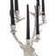 Jeremias Stainless Steel Tabletop Candelabra