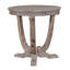 Table de bout à piédestal en bois manufacturé 24 po Livesay