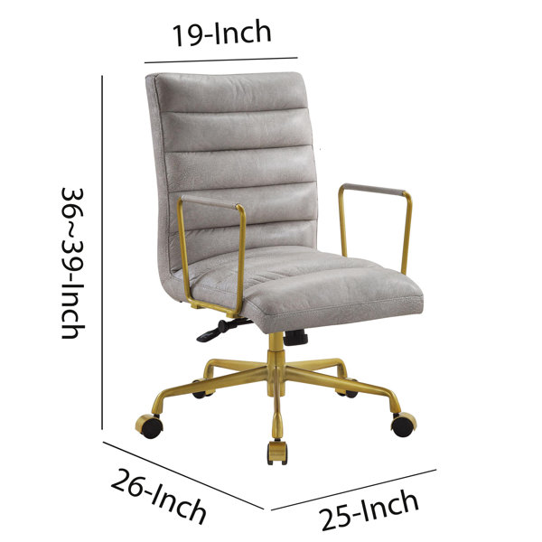 Genuine Leather Task Chair