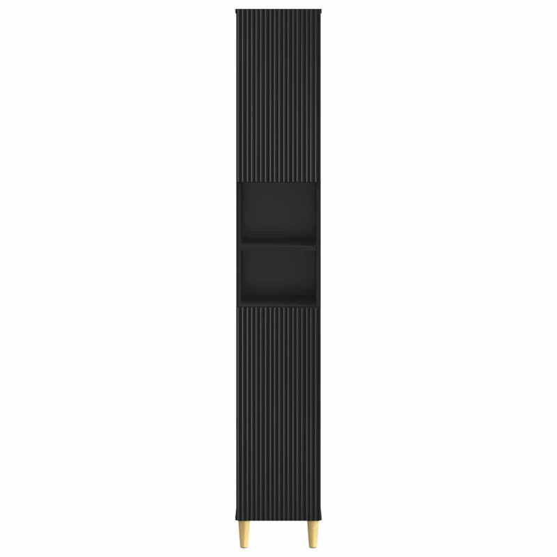 Linen Cabinet, Black