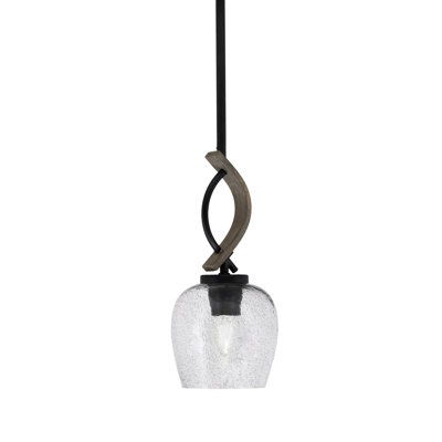 Hallmann Stem Hung Mini Pendant Shown With 6" Glass