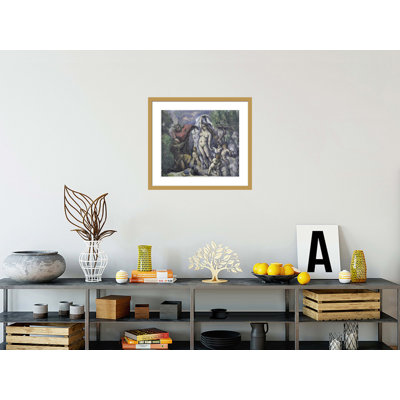 The Temptation of St. Anthony by Paul Cézanne -Framed Giclee Print