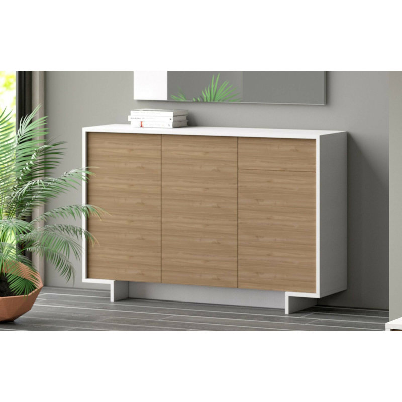 Catignani Standard Accent Chest, White/Oak