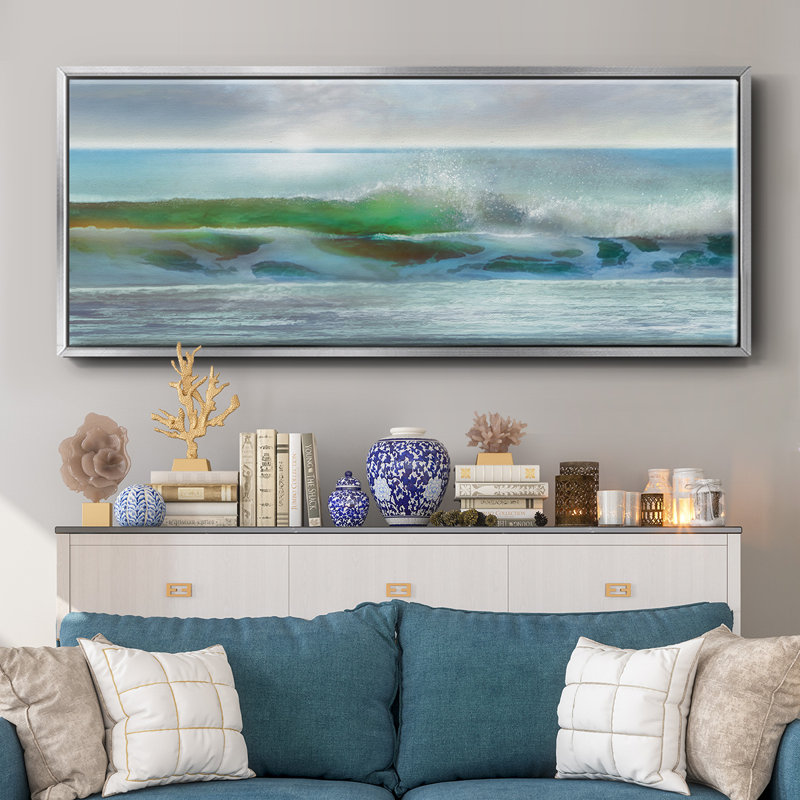 Shining- Framed Canvas, 20" H x 50" W