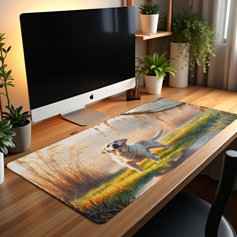 Polyester Desk Pad, 23.6x13.8