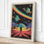 Cosmic Wonder Retro - Wrapped Canvas-174969331-174969332