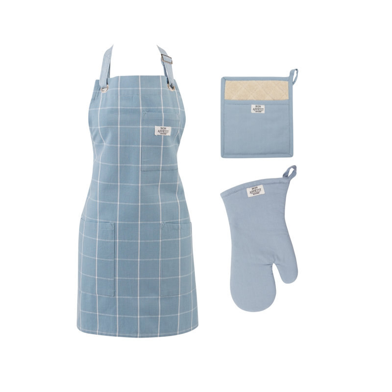 Ensemble de cuisine Design Imports, Bleu