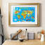 Carte du monde - impression encadrée-366616714-366616706