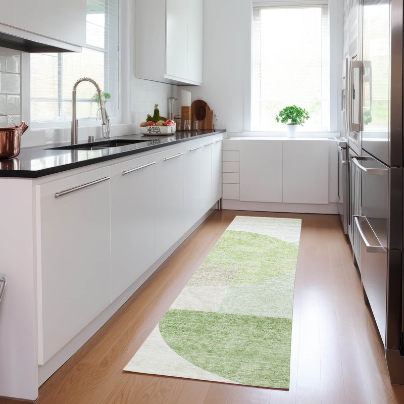 Tapis intérieur / extérieur Ayush, Tapis de couloir 2 pi 3 po x 7 pi 6 po
