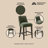 Beever Modern Chenille Upholstered Rubberwood Bar Stool-499839689-499839688