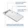 48" X 36" White Shower Base, Non-Slip Design