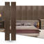 Panneau mural en bois 94,9 po L x 5,75 po, panneau mural 3D pour décoration murale intérieure-66031361