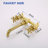 2-handle Bathroom Faucet with Drain Assembly-101337291