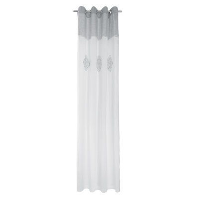 Destin Eyelet Semi-Sheer Single Curtain