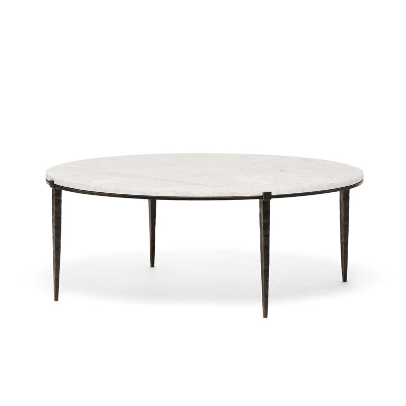 Como Marble Top Round Coffee Table
