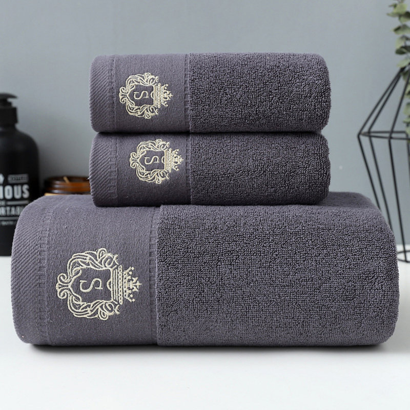Premium Cotton Bath Towel Set; 1 Bath Towels, 2 Hand Towel, Luxury Bathroom Super Soft Hotel & Spa Quality Highly Absorbent