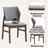 5-Piece Dining Set With Wooden Table And 4 Upholstered Chairs, Durable And Comfortable For Family Gatherings-340924135