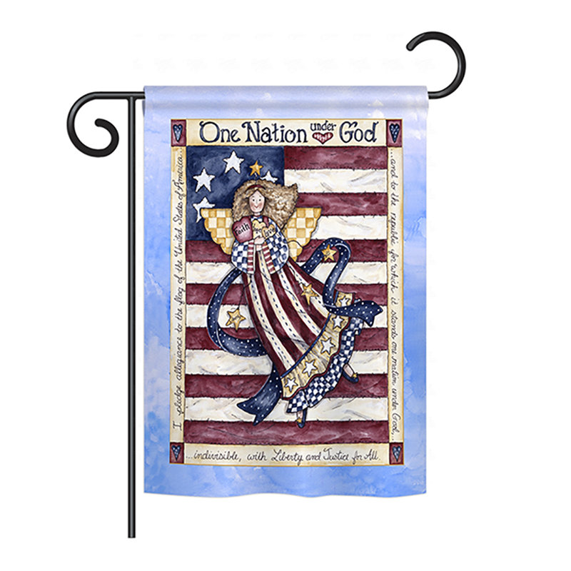 Double Sided Polyester House Flag, 18.5" H x 13" W