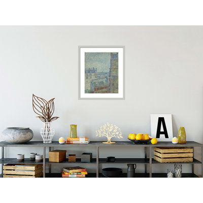 Vue de l'Appartement Theo par Vincent van Gogh, impression giclée encadrée