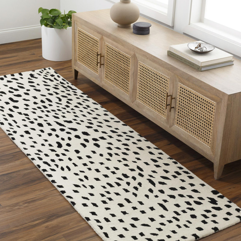 Bauwine Handmade Wool Area Rug, Runner 2'6" x 8'