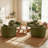 Deria 30.5'' W Velvet Swivel Barrel Chair-1303865853