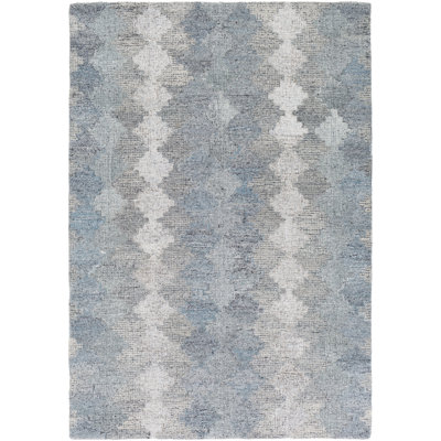 Rochdale Hand Tufted Wool Geometric Indoor Rug