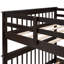 Lit superposé d'escalier avec rangement spacieux et garde-corps, parfait pour la chambre à coucher et le dortoir, offrant polyvalence et sécurité