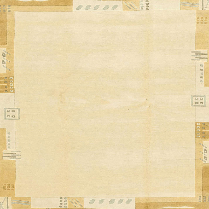 Abstract Indoor Rug, Square 8'